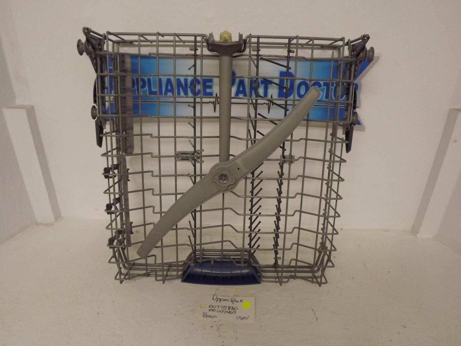 Bosch Dishwasher 00775830 00628469 Upper Rack Used Bosch Dishwasher 00775830 00628469 Upper Rack Used